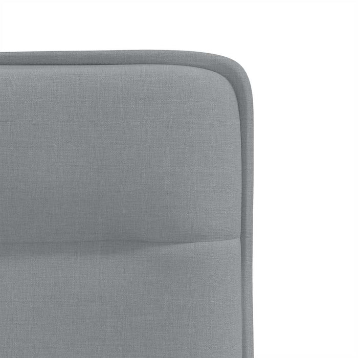 Scaune de bucătărie pivotante, 4 buc., gri deschis, textil - WALTI WALTI