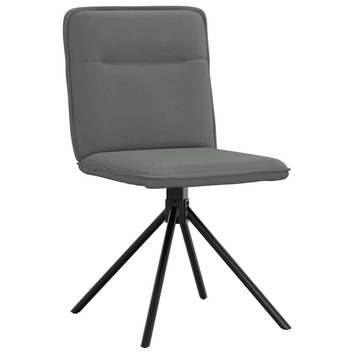 Scaune de bucătărie pivotante, 4 buc., gri închis, textil - WALTI WALTI