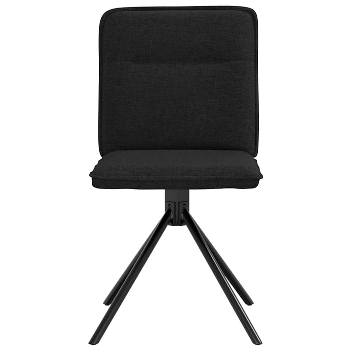 Scaune de bucătărie, 4 buc., negru, material textil - WALTI WALTI