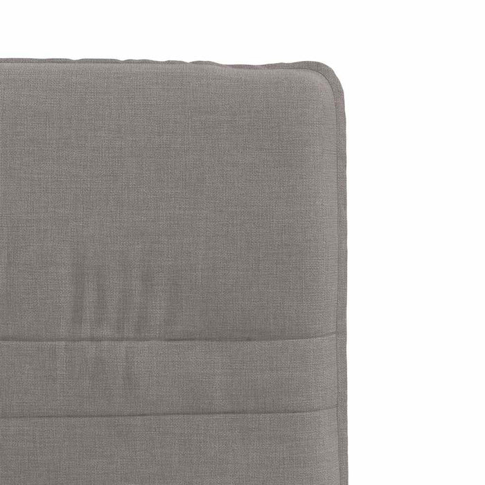 Scaune de sufragerie, 4 buc., gri taupe, material textil WALTI