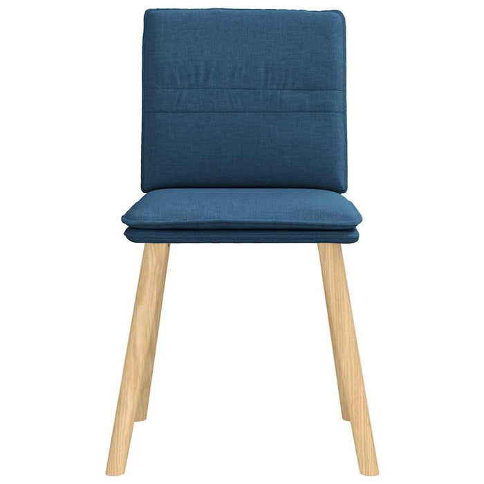 Scaune de bucătărie, 4 buc., albastru, material textil - WALTI WALTI