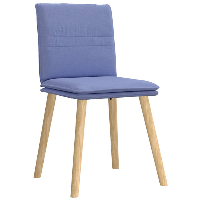 Scaune de sufragerie 4 buc țesătură Jeans Blue - WALTI WALTI