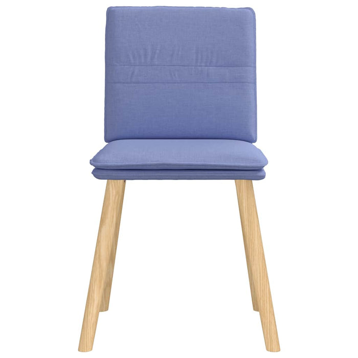 Scaune de sufragerie 4 buc țesătură Jeans Blue - WALTI WALTI