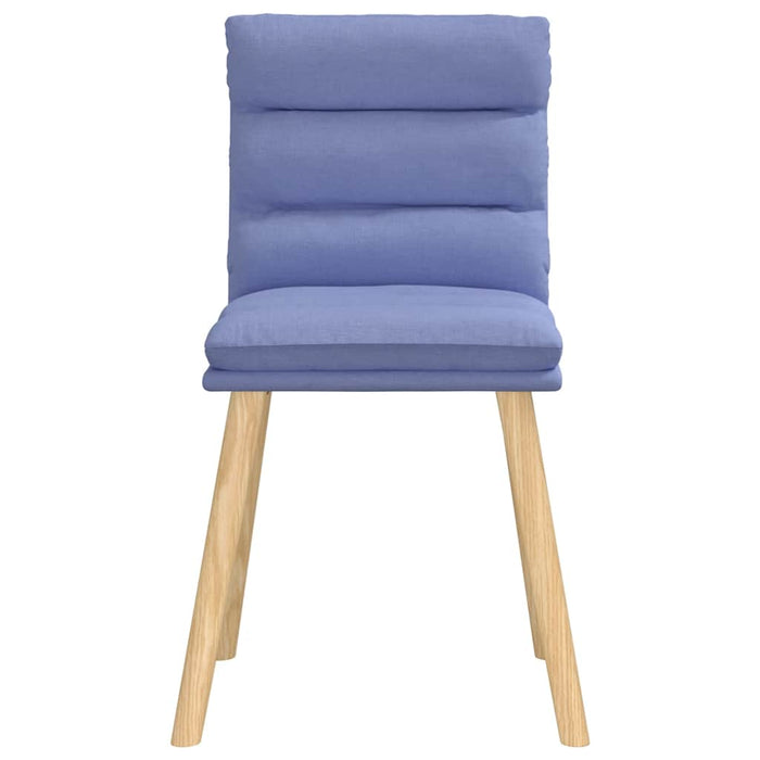 Scaune de sufragerie 4 buc țesătură Jeans Blue WALTI