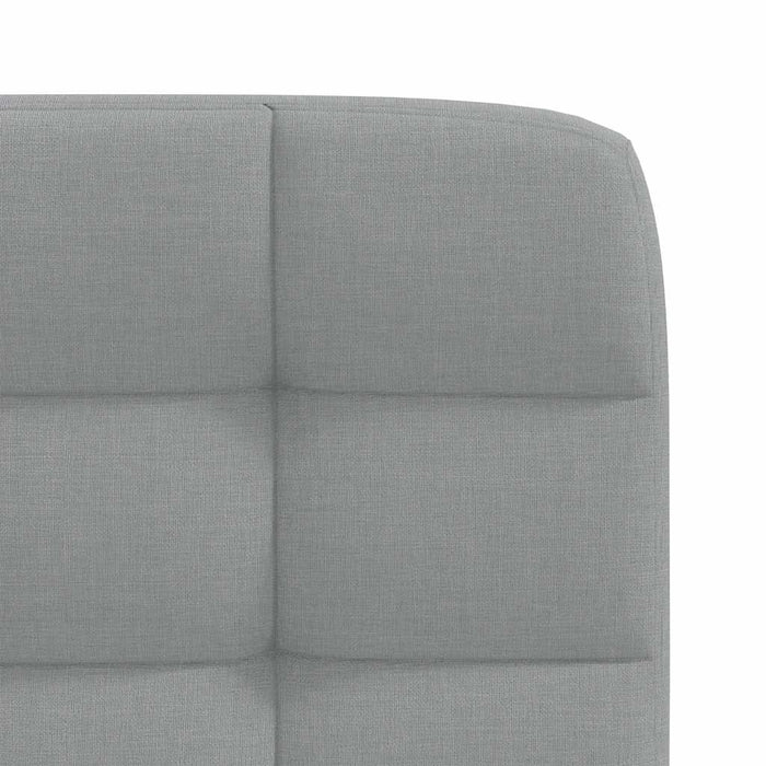Scaune de sufragerie, 6 buc., gri deschis, material textil WALTI