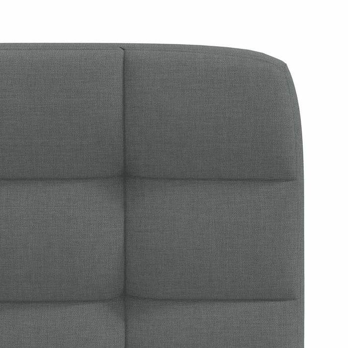 Scaune de sufragerie, 6 buc., gri închis, material textil WALTI