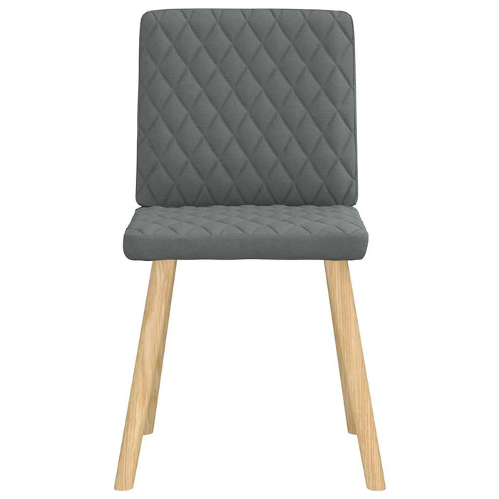 Scaune de sufragerie, 6 buc., gri închis, material textil - WALTI WALTI