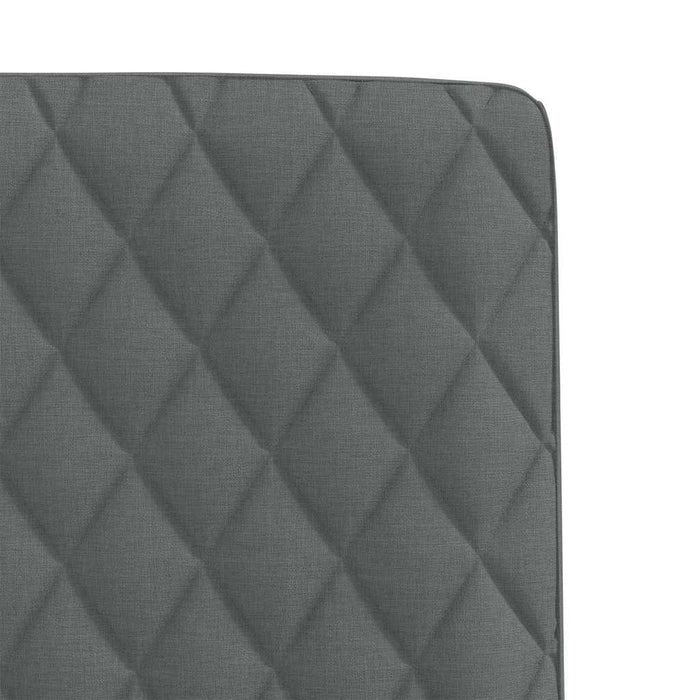 Scaune de sufragerie, 6 buc., gri închis, material textil - WALTI WALTI
