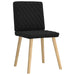 Scaune de sufragerie 6 buc. negru material textil - WALTI WALTI
