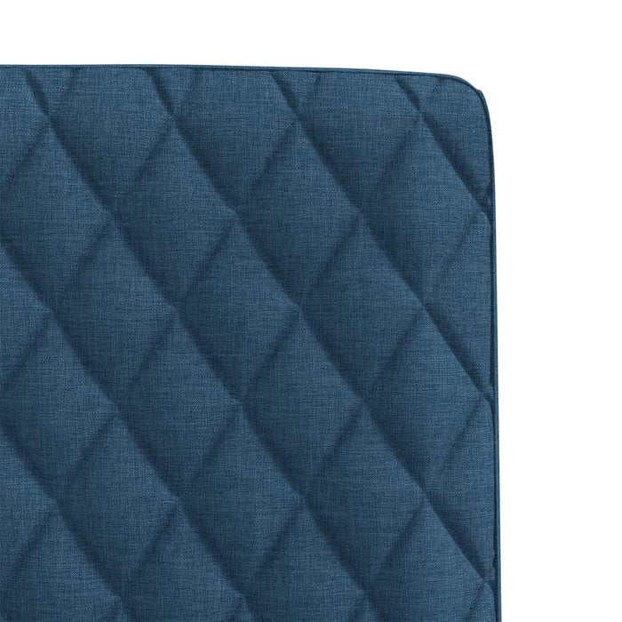 Scaune de sufragerie, 6 buc., albastru, material textil - WALTI WALTI