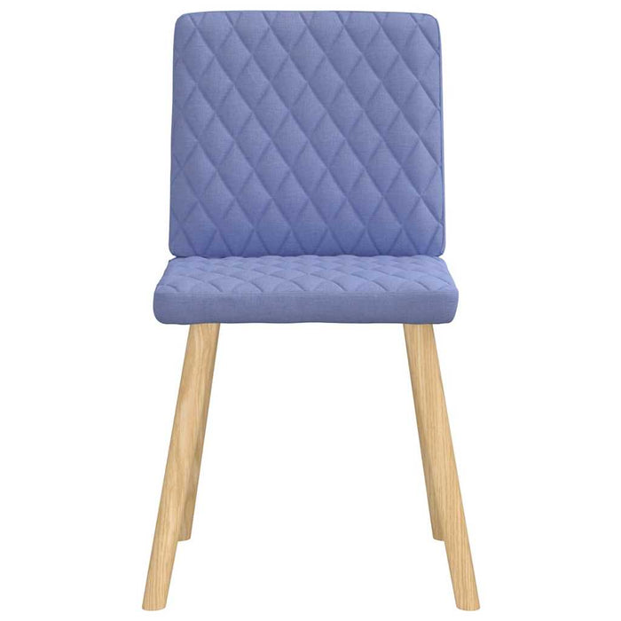 Scaune de sufragerie 6 buc țesătură Jeans Blue WALTI