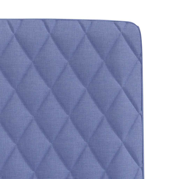 Scaune de sufragerie 6 buc țesătură Jeans Blue WALTI