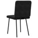 Scaune de sufragerie, 6 buc, negru, catifea - WALTI WALTI