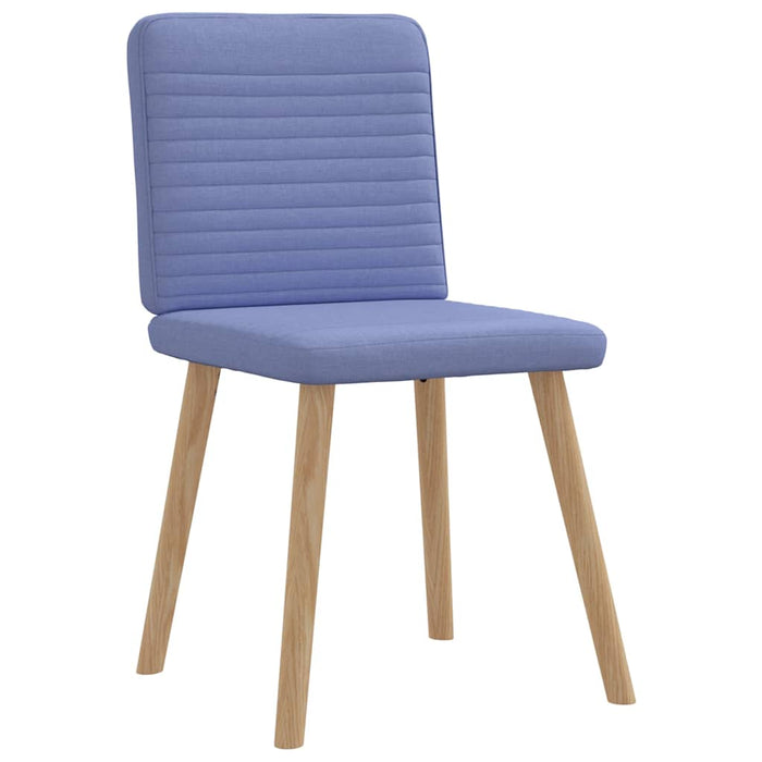 Scaune de sufragerie 6 buc țesătură Jeans Blue - WALTI WALTI