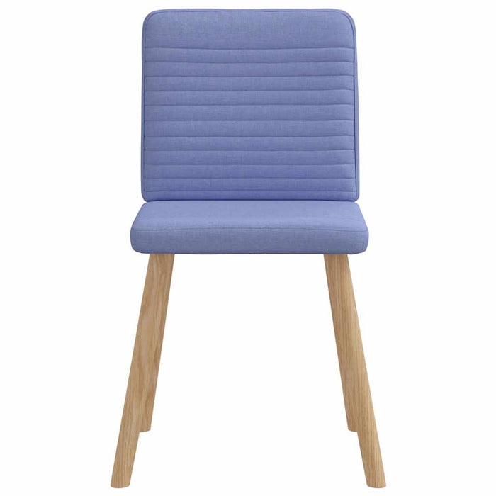 Scaune de sufragerie 6 buc țesătură Jeans Blue - WALTI WALTI