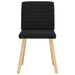 Scaune de sufragerie 6 buc. negru material textil - WALTI WALTI