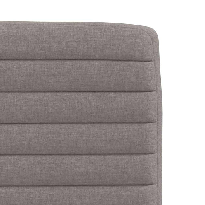 Scaune de sufragerie, 6 buc., gri taupe, material textil - WALTI WALTI