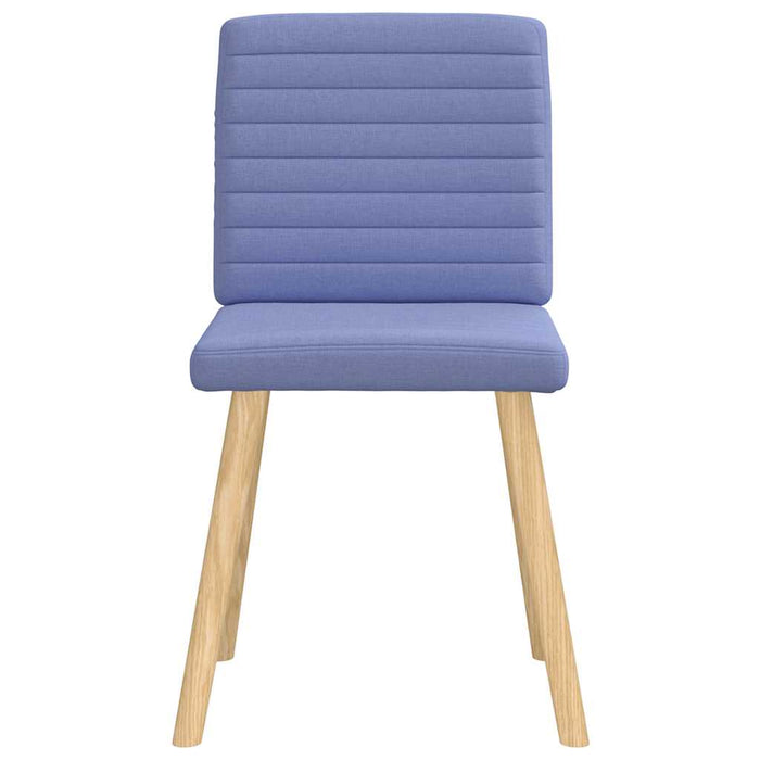 Scaune de sufragerie 6 buc țesătură Jeans Blue - WALTI WALTI