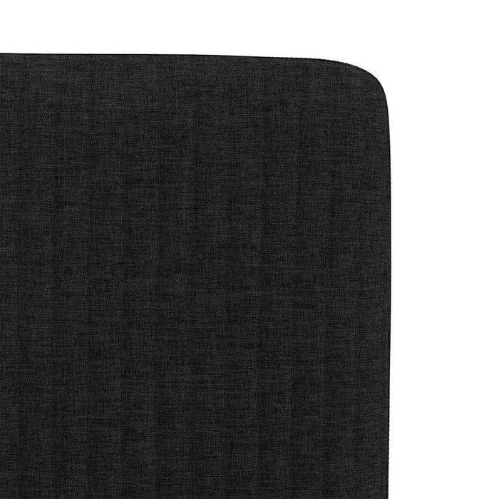 Scaune de sufragerie 6 buc. negru material textil WALTI