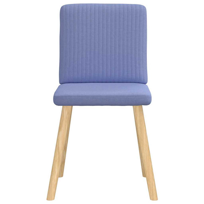 Scaune de sufragerie 6 buc țesătură Jeans Blue - WALTI WALTI