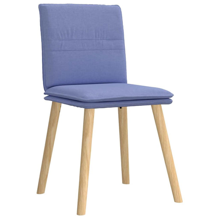 Scaune de sufragerie 6 buc țesătură Jeans Blue WALTI