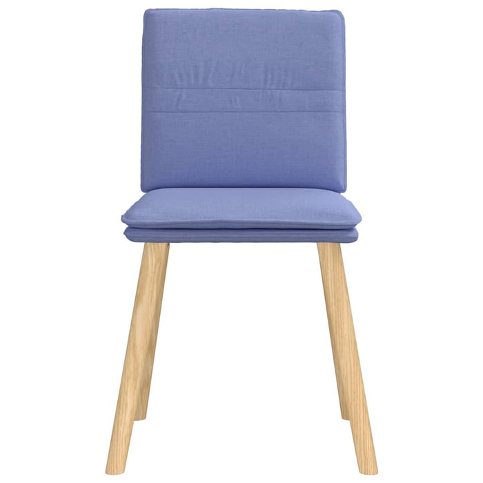 Scaune de sufragerie 6 buc țesătură Jeans Blue WALTI