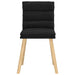 Scaune de sufragerie 6 buc. negru material textil - WALTI WALTI