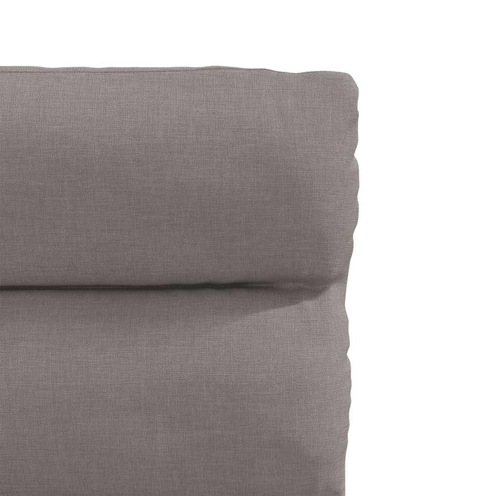 Scaune de sufragerie, 6 buc., gri taupe, material textil WALTI