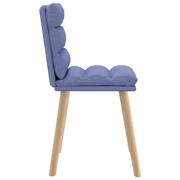 Scaune de sufragerie 6 buc țesătură Jeans Blue WALTI