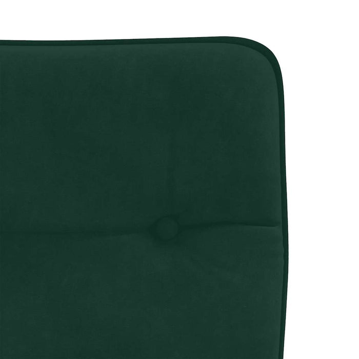 Scaune de bucătărie, 6 buc., verde închis, catifea WALTI