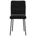 Scaune de sufragerie, 6 buc, negru, catifea - WALTI WALTI