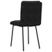 Scaune de sufragerie, 6 buc, negru, catifea - WALTI WALTI