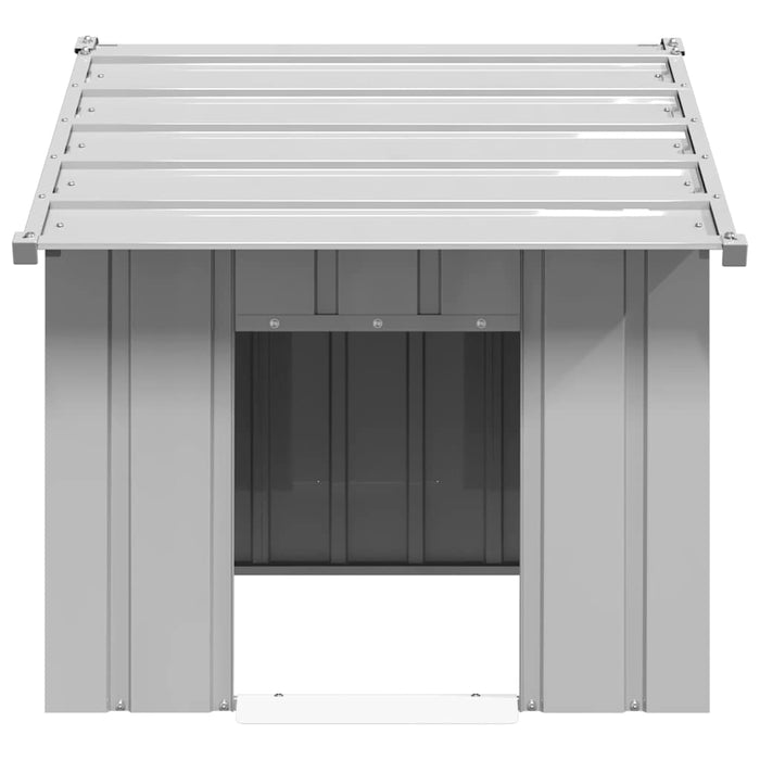 Casă pentru câini cu acoperiș 83x130x85 cm oțel galvanizat - WALTI WALTI