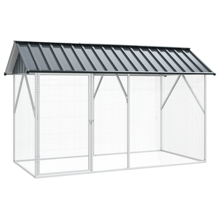 Cușcă pentru păsări Antracit 227 x 112 x 141 cm Oțel Galvanizat - WALTI WALTI