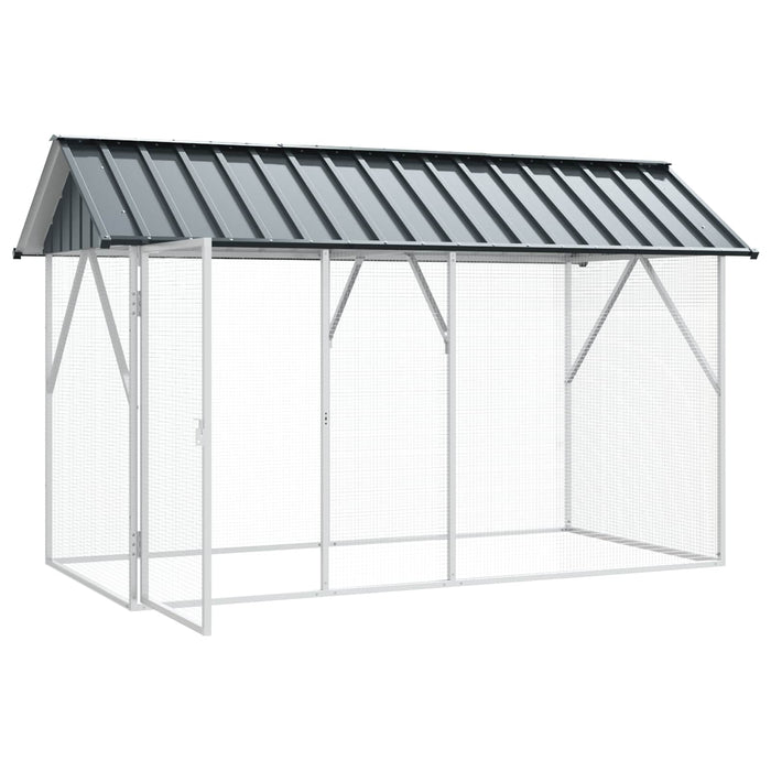 Cușcă pentru păsări Antracit 227 x 112 x 141 cm Oțel Galvanizat - WALTI WALTI