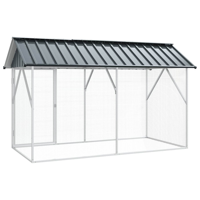 Cușcă pentru păsări Antracit 227 x 112 x 141 cm Oțel Galvanizat - WALTI WALTI