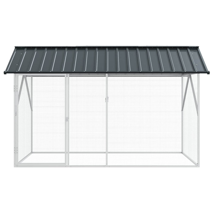 Cușcă pentru păsări Antracit 227 x 112 x 141 cm Oțel Galvanizat - WALTI WALTI