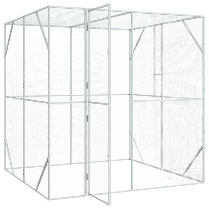 Cuib pentru păsări , antracit, 209x202x214 cm, din oțel - WALTI WALTI