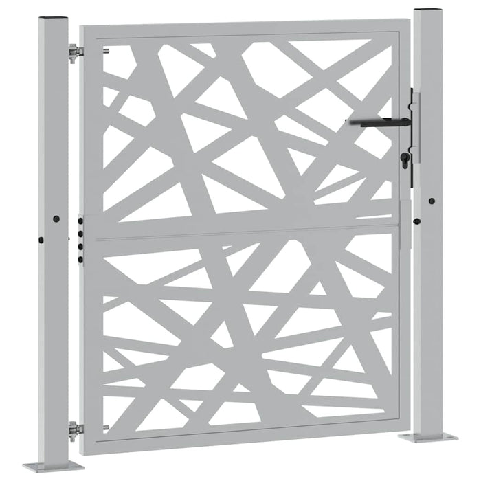 Poartă de grădină 100x100 cm, oțel rezistent la intemperii, design luminos - WALTI WALTI