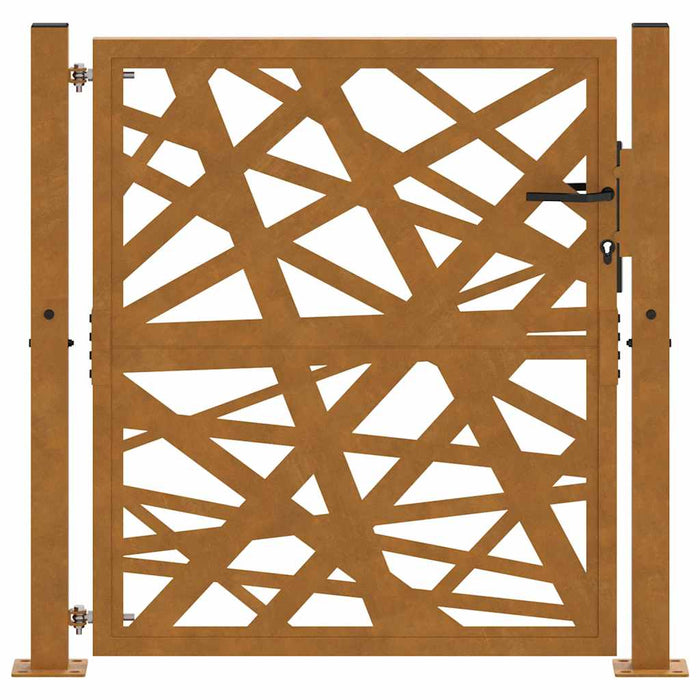 Poartă de grădină 100x100 cm, oțel rezistent la intemperii, design luminos - WALTI WALTI