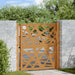 Poartă de grădină 100x100 cm, oțel rezistent la intemperii, design luminos - WALTI WALTI