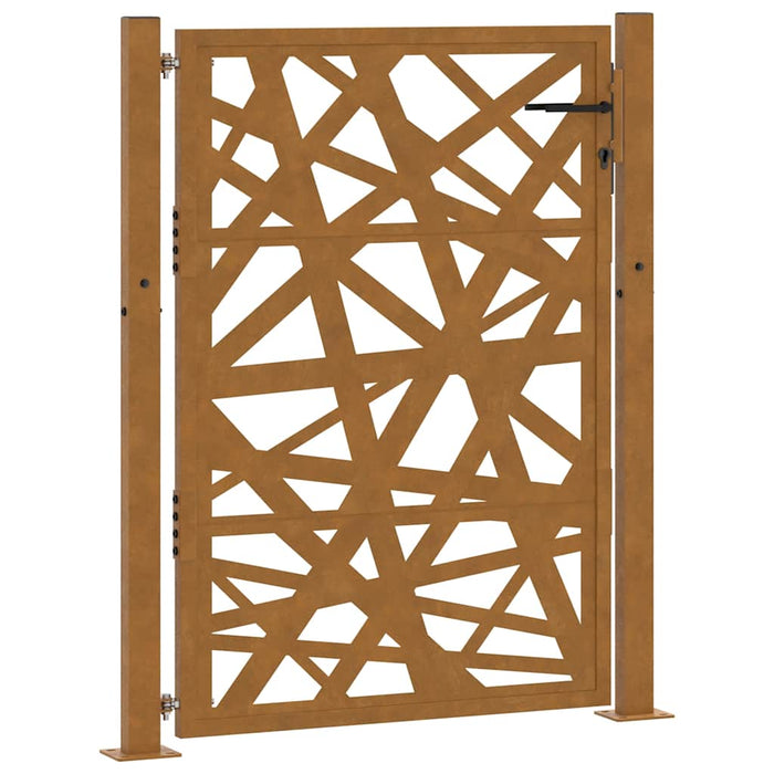Poartă de grădină 100x125 cm, oțel rezistent la intemperii, design luminos WALTI