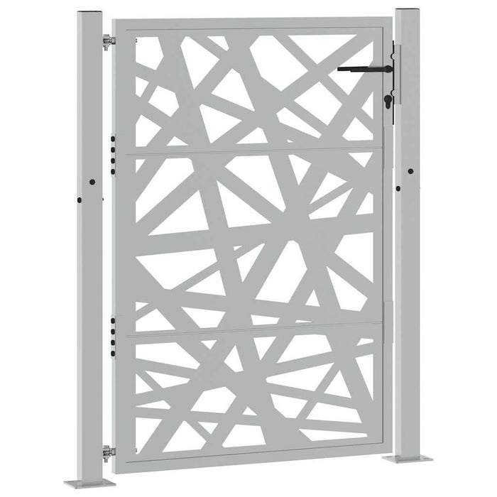 Poartă de grădină 100x125 cm, oțel rezistent la intemperii, design luminos WALTI
