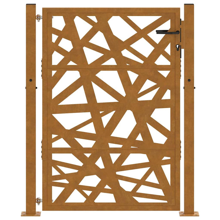 Poartă de grădină 100x125 cm, oțel rezistent la intemperii, design luminos WALTI