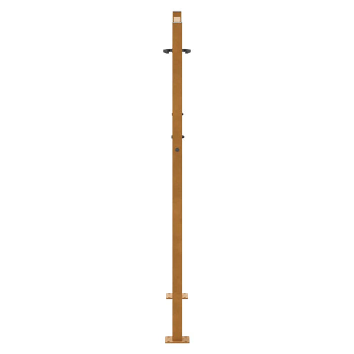 Poartă de grădină 100x125 cm, oțel rezistent la intemperii, design luminos WALTI