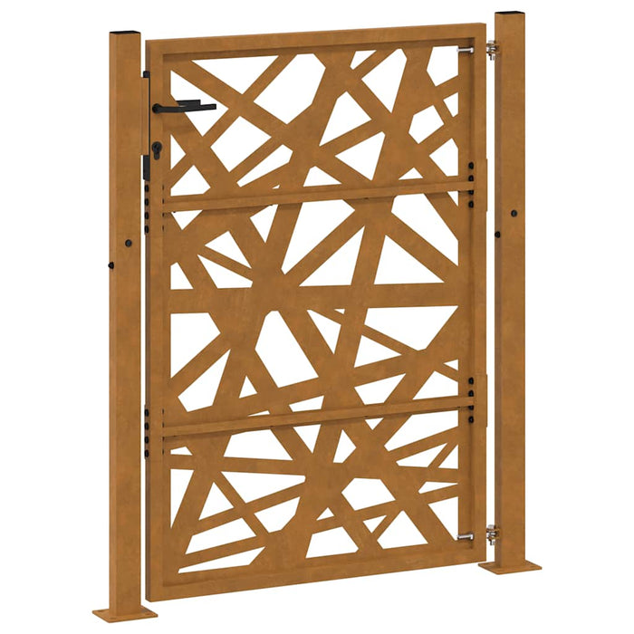 Poartă de grădină 100x125 cm, oțel rezistent la intemperii, design luminos WALTI