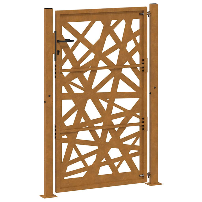 Poartă de grădină 100x150 cm, oțel rezistent la intemperii, design luminos WALTI