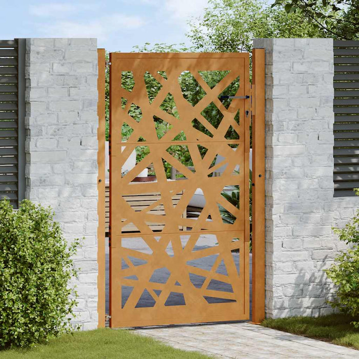 Poartă de grădină 100x150 cm, oțel rezistent la intemperii, design luminos WALTI