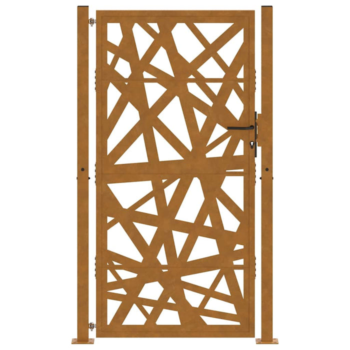 Poartă de grădină 100x175 cm, oțel rezistent la intemperii, design luminos - WALTI WALTI