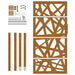Poartă de grădină 100x175 cm, oțel rezistent la intemperii, design luminos - WALTI WALTI